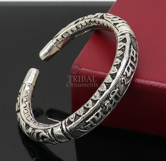 New Big Size Krishna Logo With Diamond Gold Plated Bracelet For Men - Style  A092 – Soni Fashion®