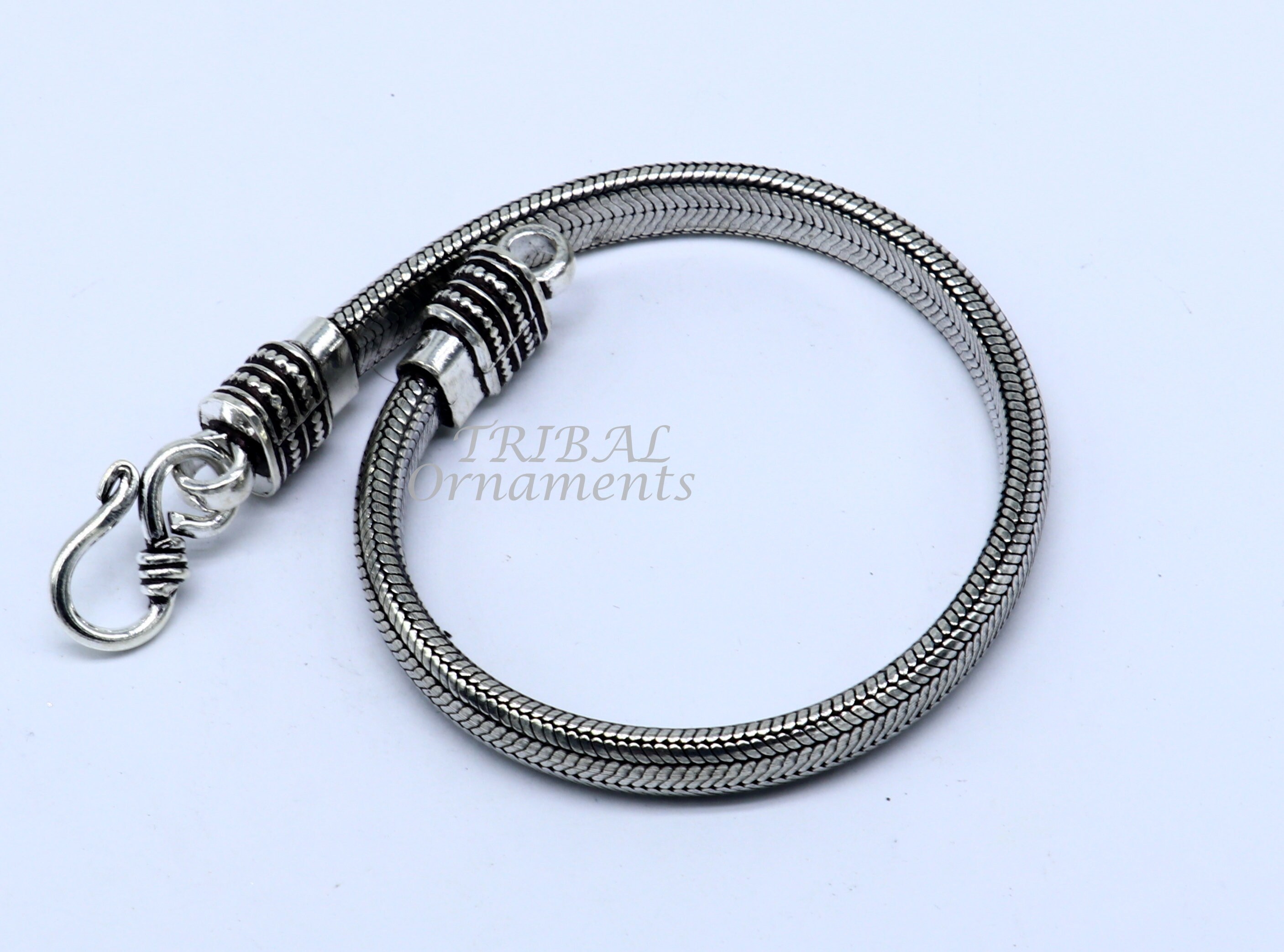 7MM 925 Sterling Silver Handmade Amazing Snake Chain 7MM 925 Sterling Silver Handmade Amazing Snake Chain