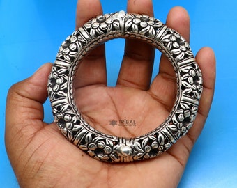 925 Sterling Silver Handmade Fabulous Flower Work Vintage