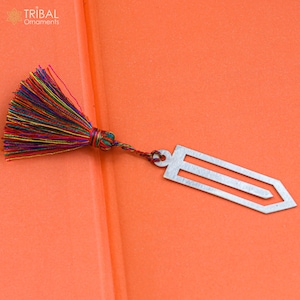 925 Sterling silver handmade silver stylish design bookmark customized jewellery su1331