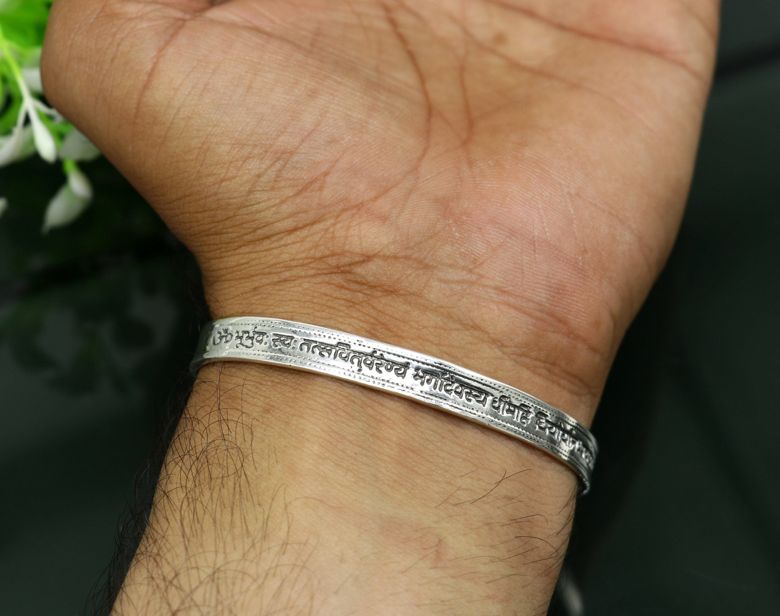 Gayatri mantra bracelet clearance