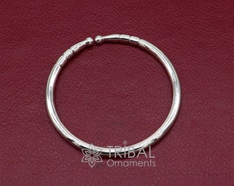 4mm 925 Solid Sterling Silver Handmade Design Plain Shiny