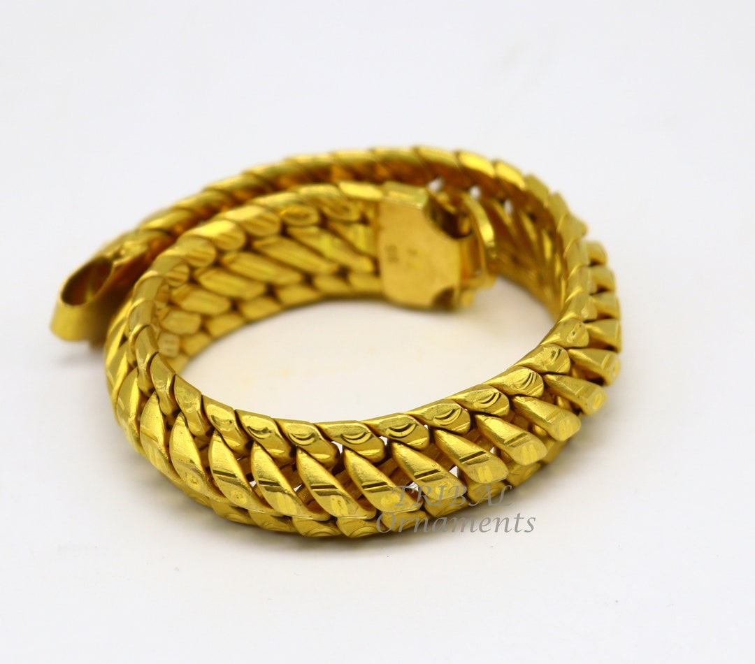 Vishesh jewels Gold Gents Bracelet, 27 Grams at Rs 150000 in New Delhi |  ID: 26448375255