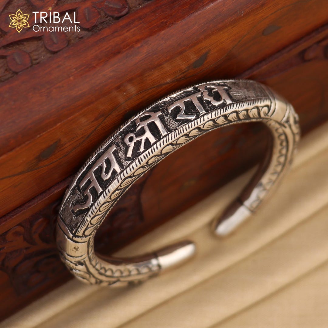 925 Sterling Silver Handmade Nakshi Work 