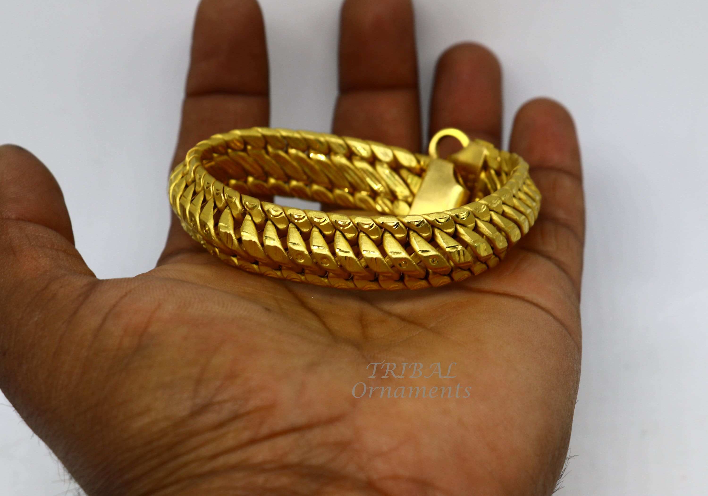 Designer Men's Bracelet - Bracelets - Gold