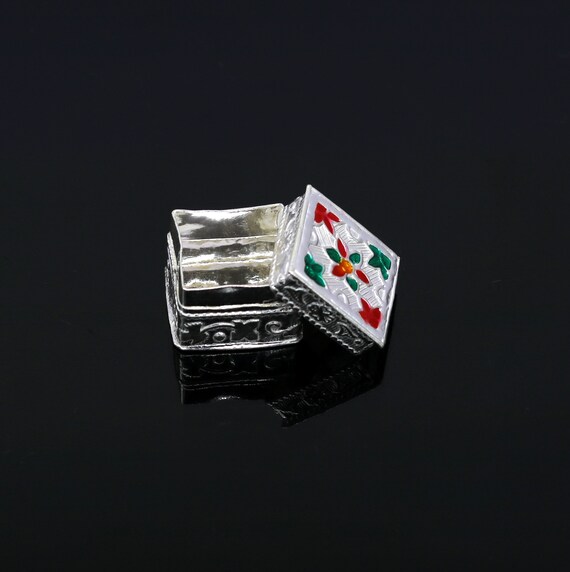 925 Sterling Silver Handmade Gorgeous Small Trinket Box