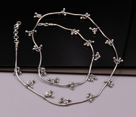 40 to 42 925 Sterling Silver Handmade Single Line Snake Chain