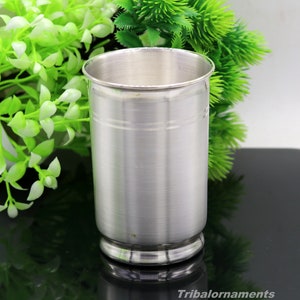999 solid fine silver handmade vessels, silver Glass or tumbler, silver flask, baby kids silver utensils sv34