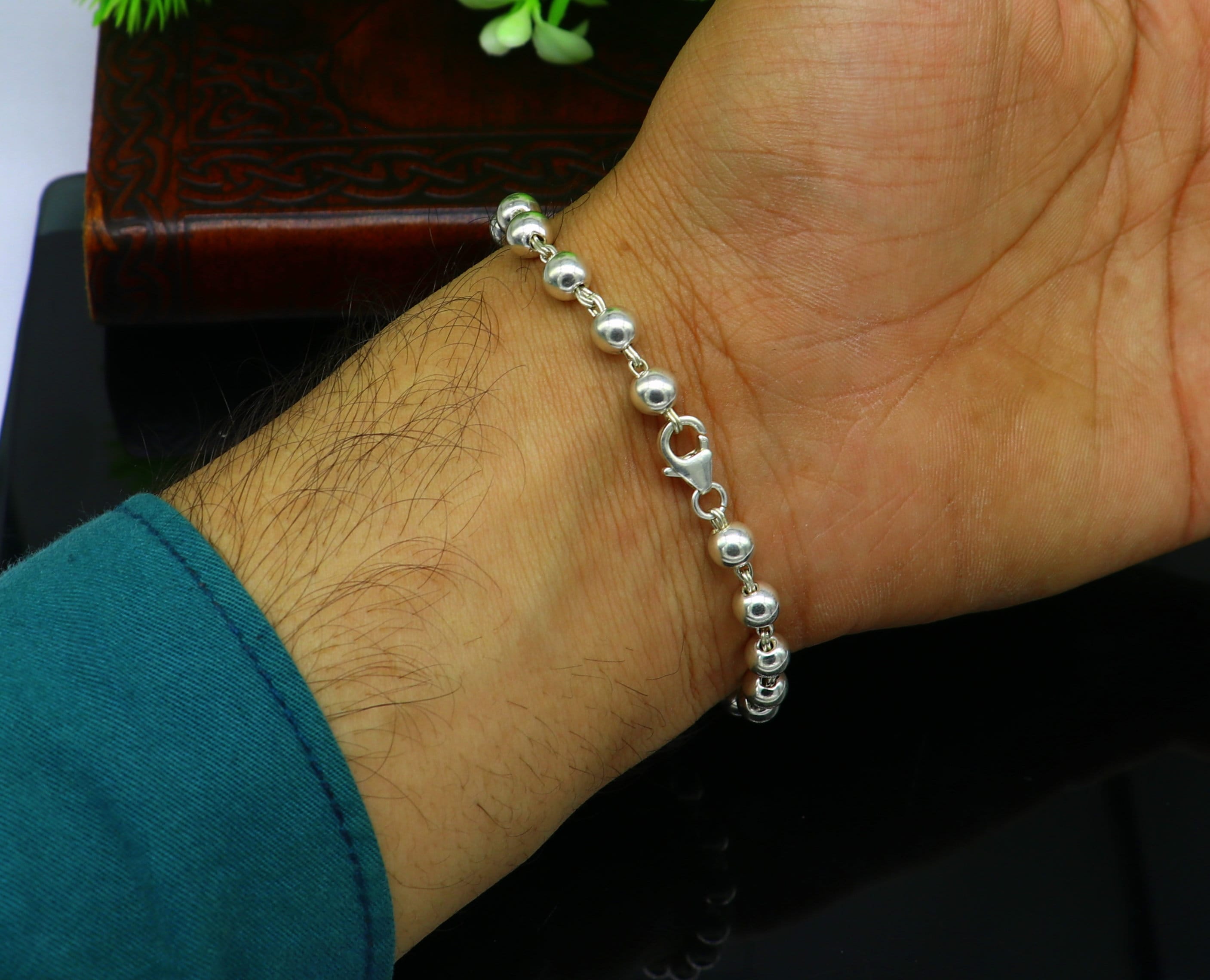 ★TATIANA★ (Silver 925) Swarovski Bead Ball Bracelet BR1800 ○TATIANA○ Silver 925 Swarovski Bead Ball Bracelet BR1800 5