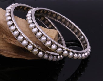 SILVER925 NAVAJO PEARL BANGLE/シルバー/バングル SILVER925 NAVAJO PEARL BANGLE/シルバー/バングル Native