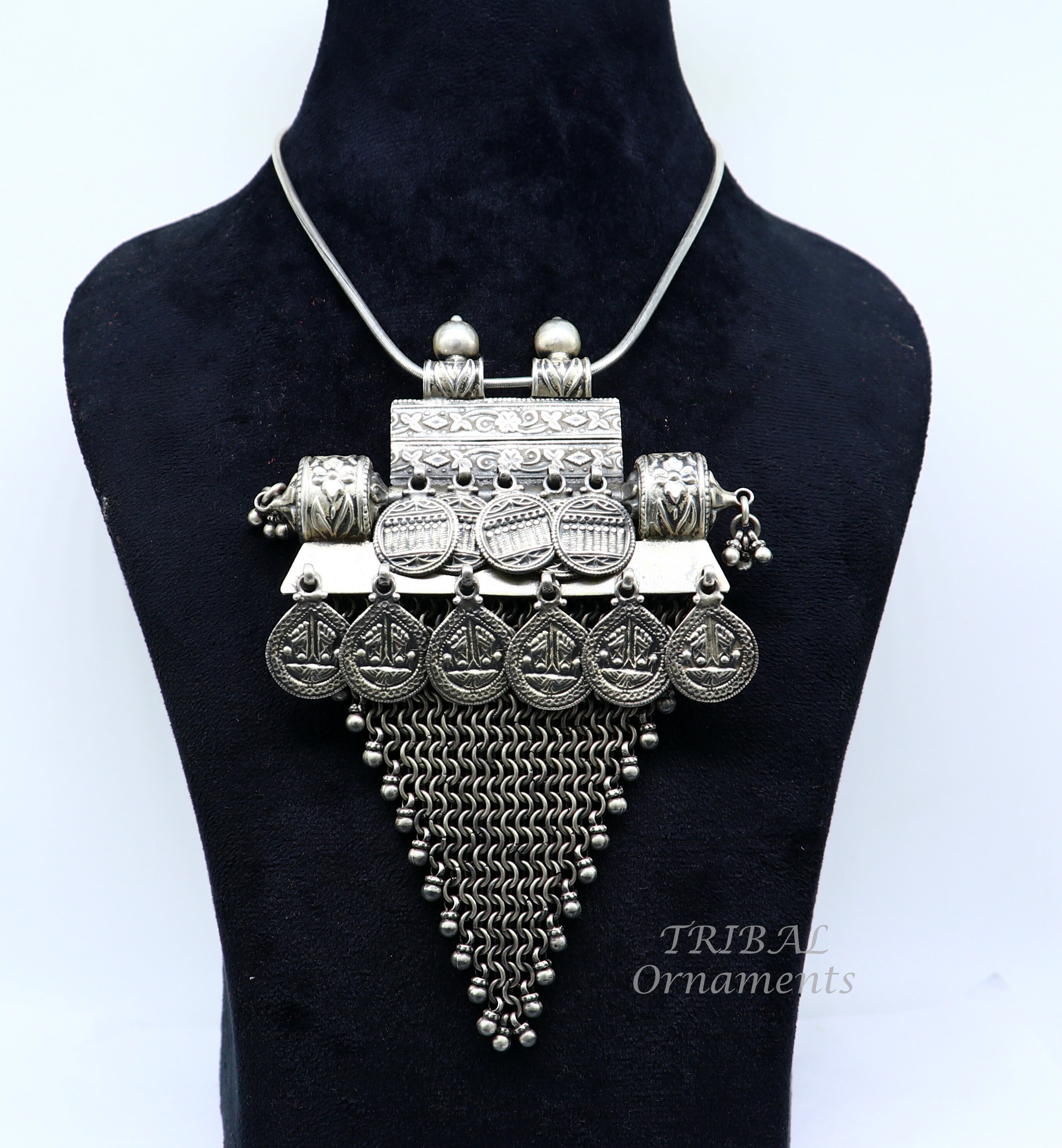 Vintage Traditional Trendy Design 925 Sterling Silver Handmade