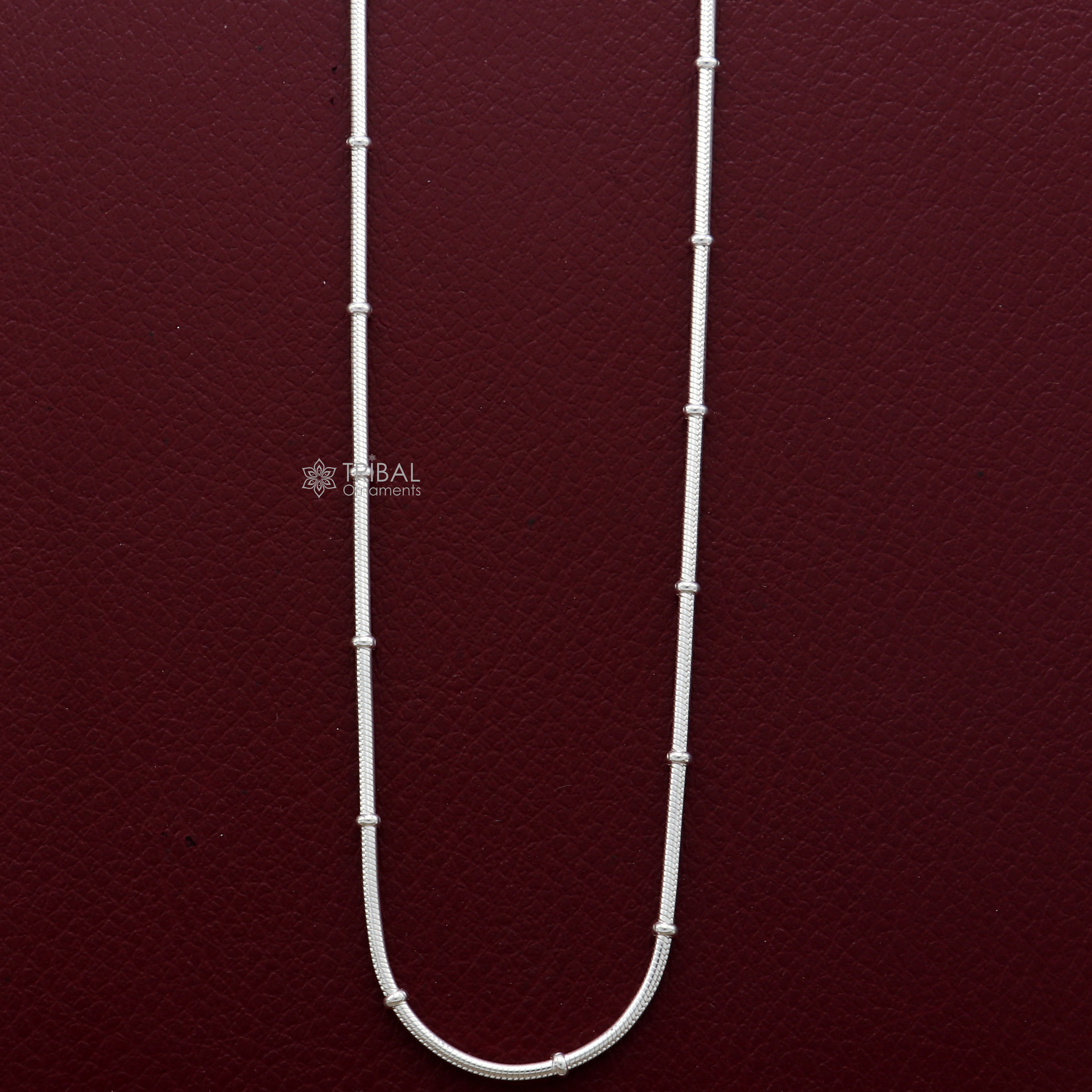 Collar De Plata Esterlina 925 Cadena Serpiente - 18 Pulgadas De Largo, 1 Mm De Grosor, Ideal Para Uso Diario