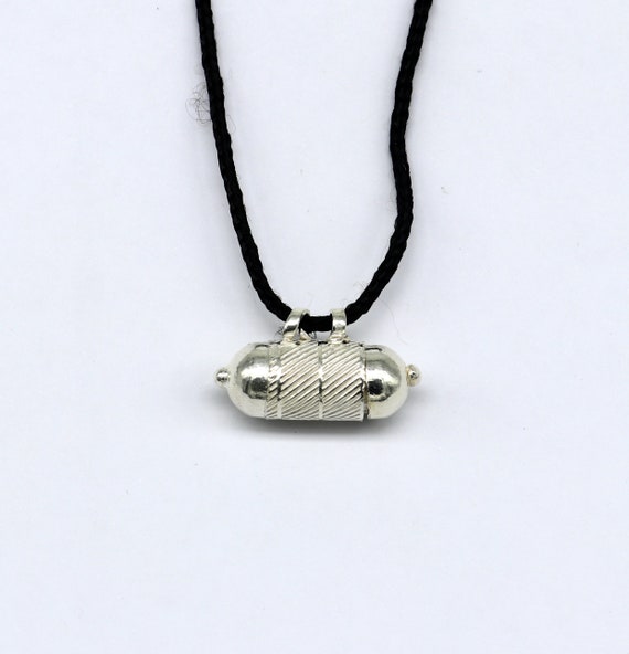 Sterling Silver Tribal Amulet Pendant Sterling Silver Tribal Amulet Pendant