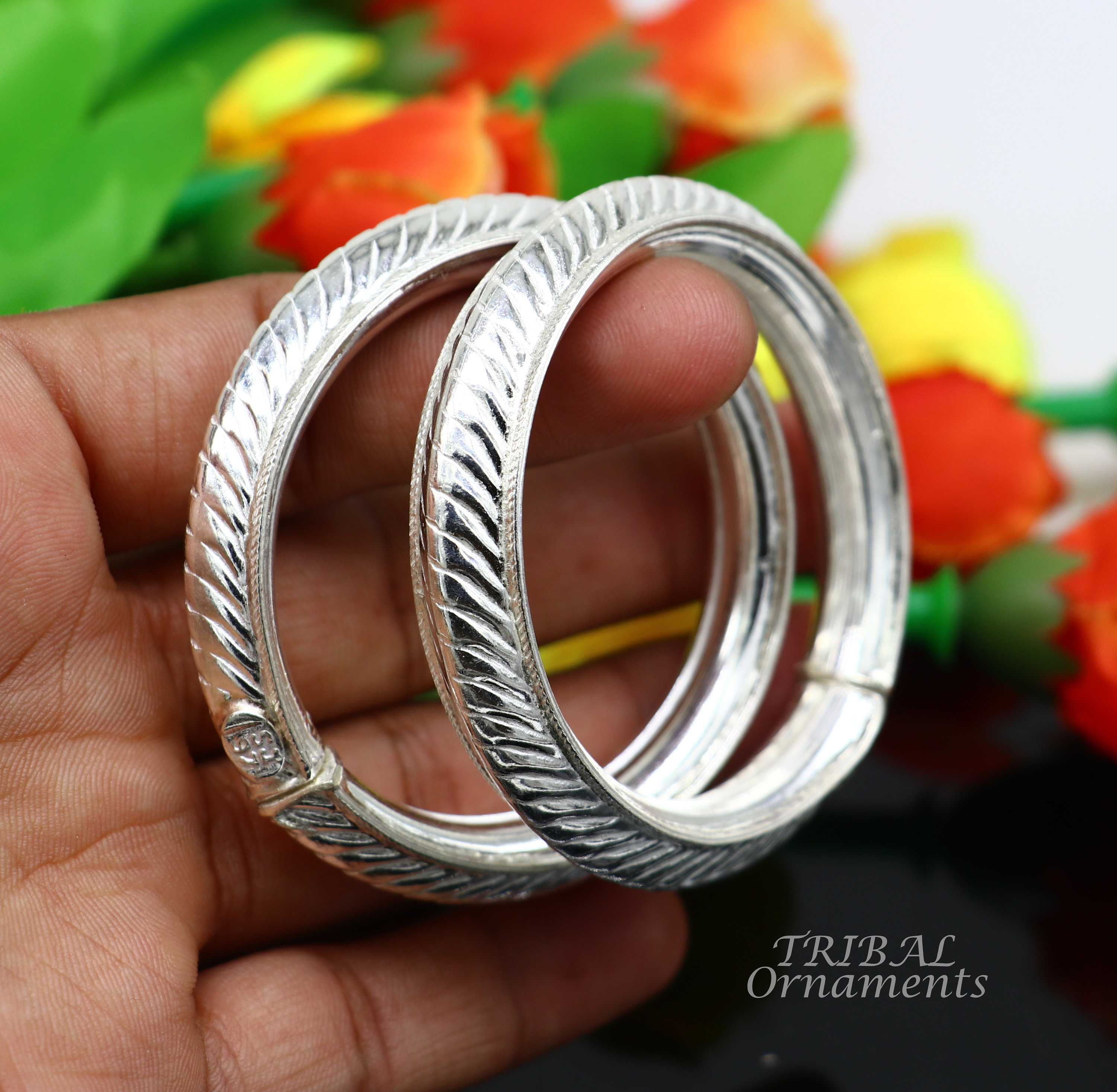 Vintage Antique Design Handmade Sterling Silver Baby Vintage Antique Design Handmade Sterling Silver Baby