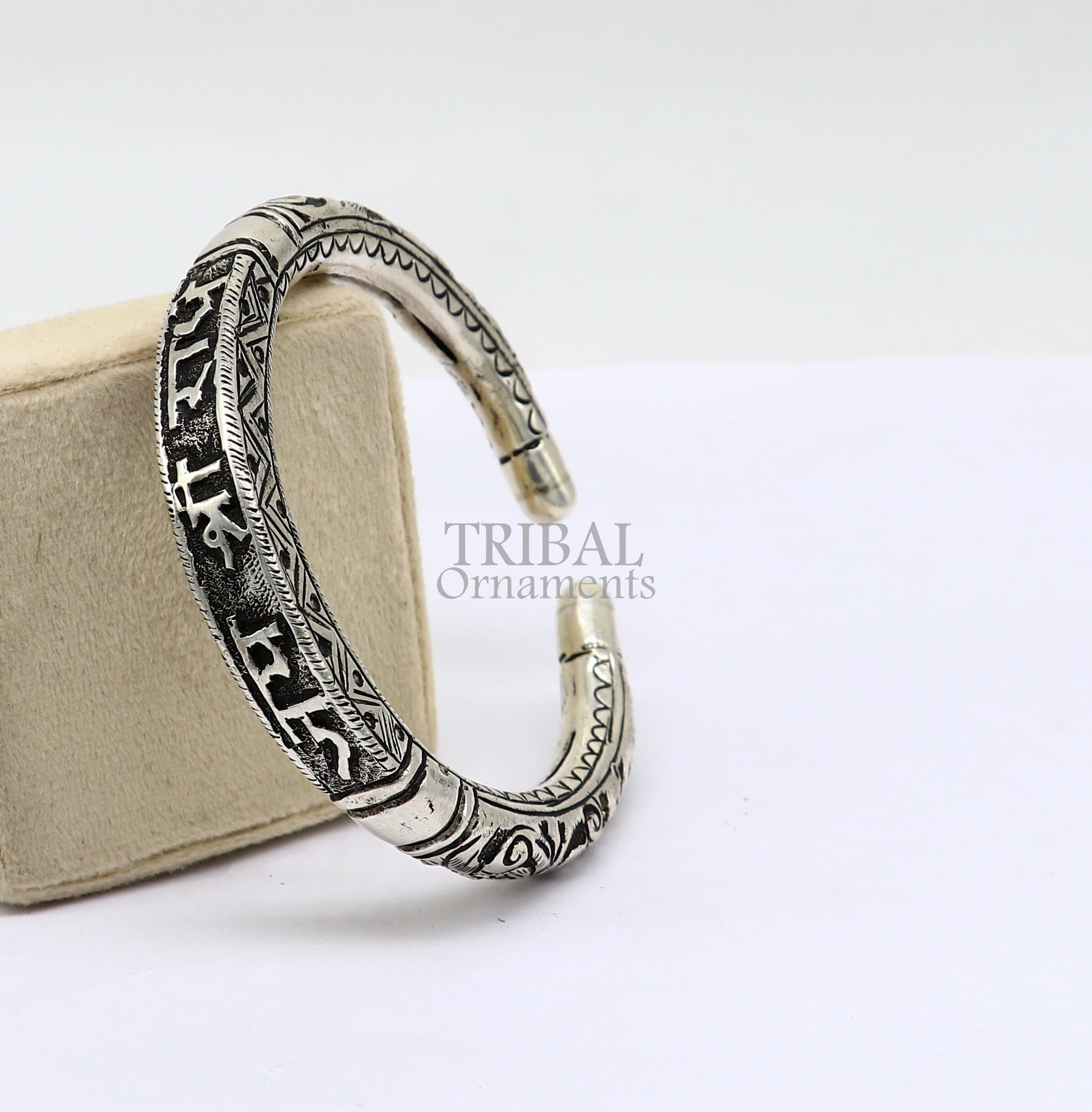German Silver Charms Bracelet Kada – beadsnfashion