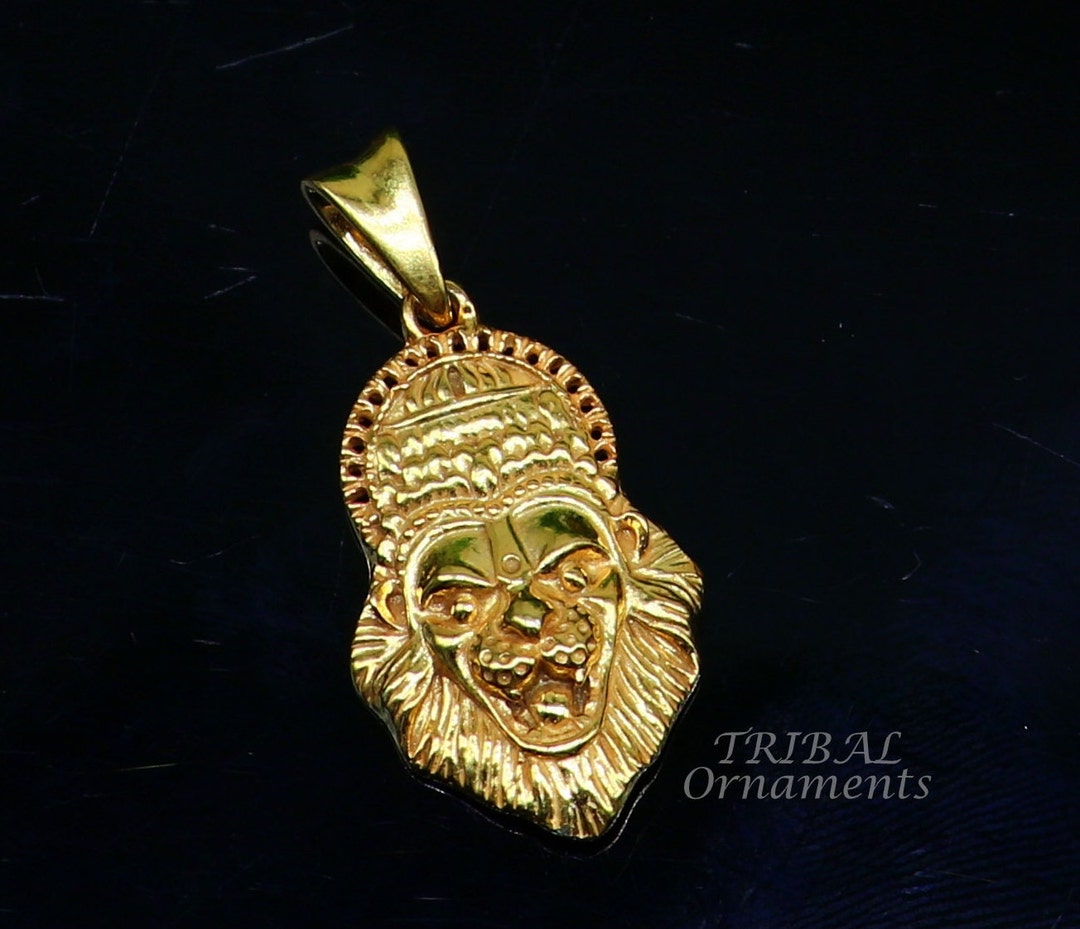 ゴールドポリッシュ925スターリングシルバーのヴィシュヌ神ナルシマ