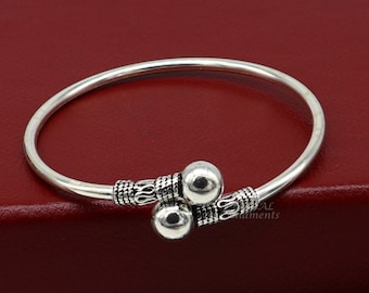 925 sterling silver fabulous bangle bracelet kada amazing Cuff bracelet best gifting girl's kada nsk595