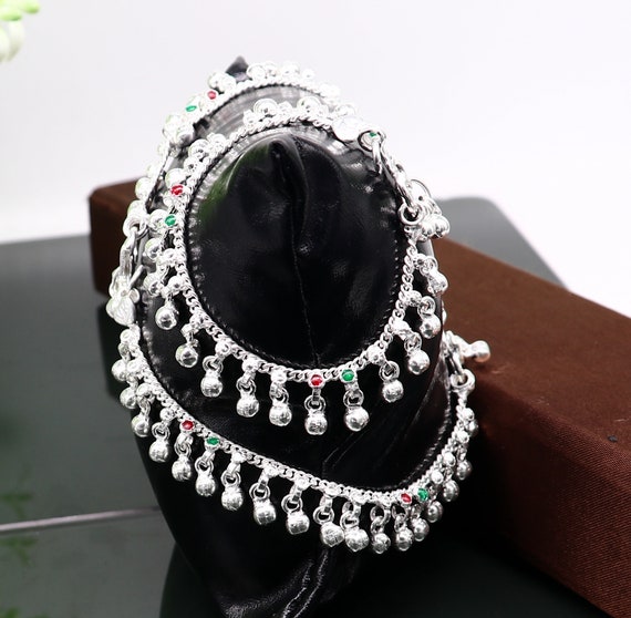 5" solid Sterling silver handmade Stunning waved … - image 1