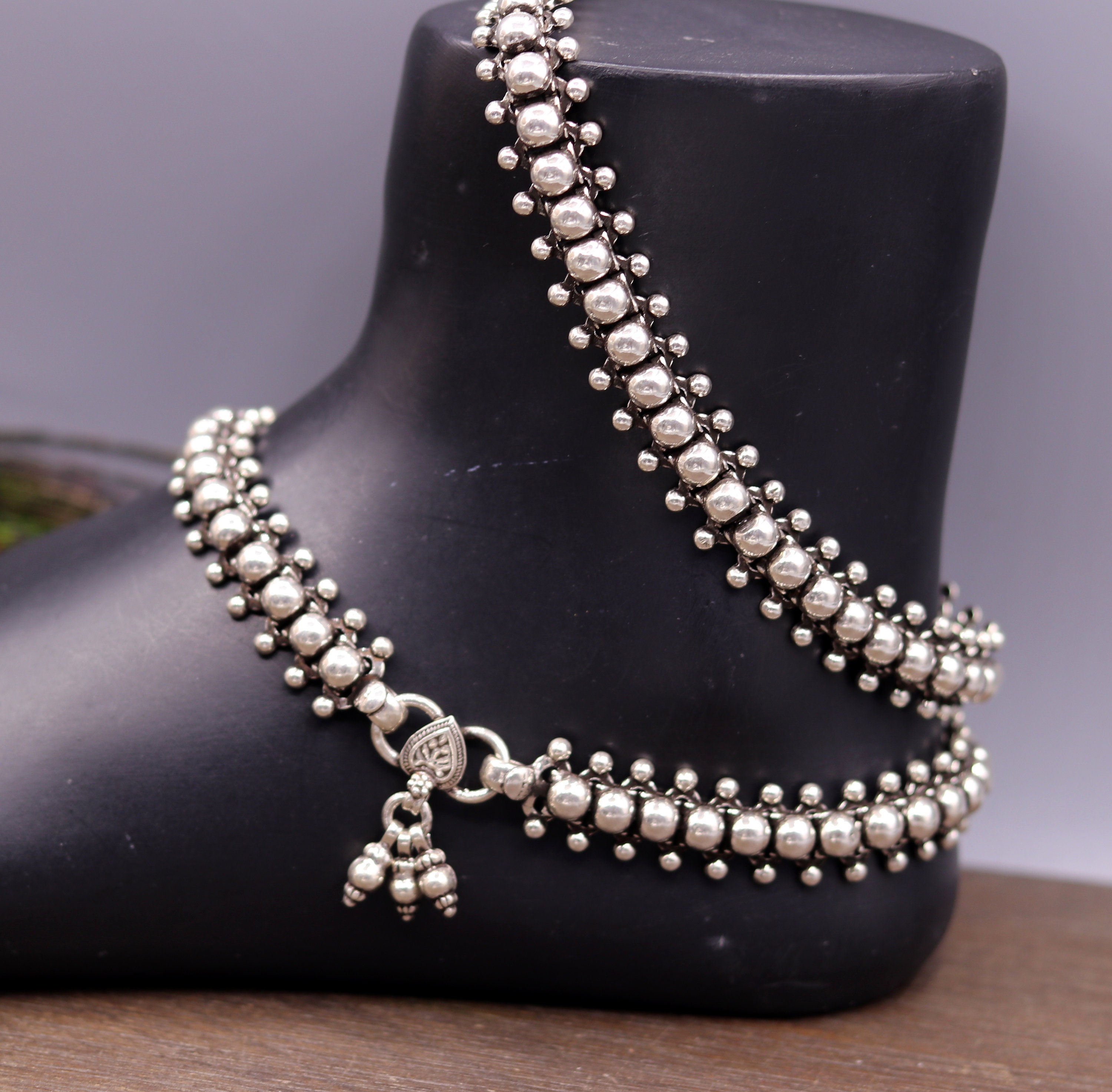 Heavy Silver Anklet Etsy Australia