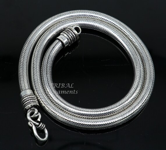 【STONEHENgE】DAL〜Silver Snake Chain Necklace SA24C13P 6mm 20
