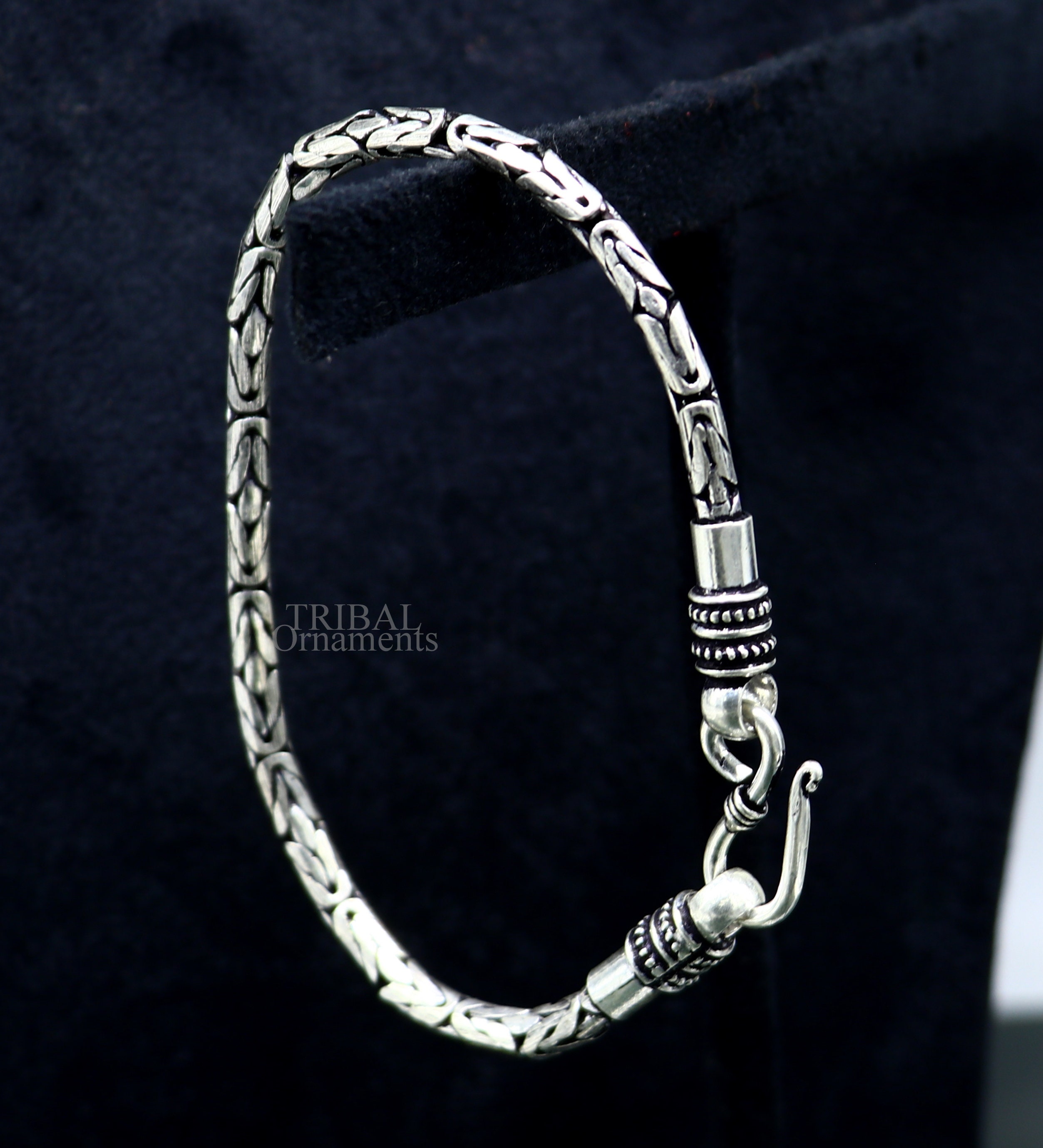 All Size 4MM Vintage Style Handmade Solid 925 Sterling