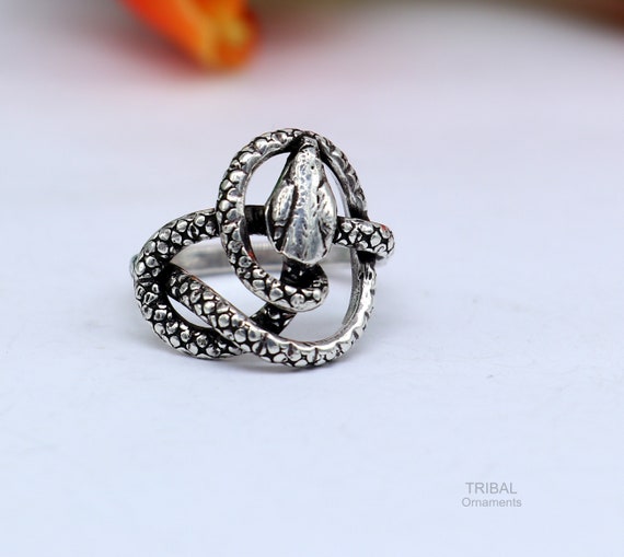 ANELLO ANELLO. In Oro Giallo E Bianco 18 Kt Realizzato A Serpente Con - Foto 10