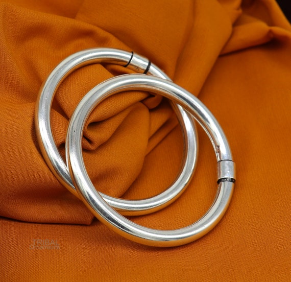 Plain sterling silver bangle sale