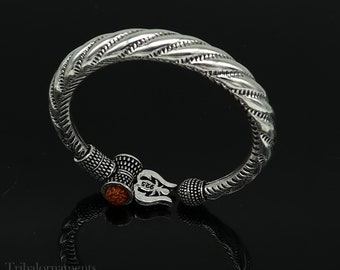 925 Sterling Silver Handmade Lord Shiva Trident Trishul Trishool