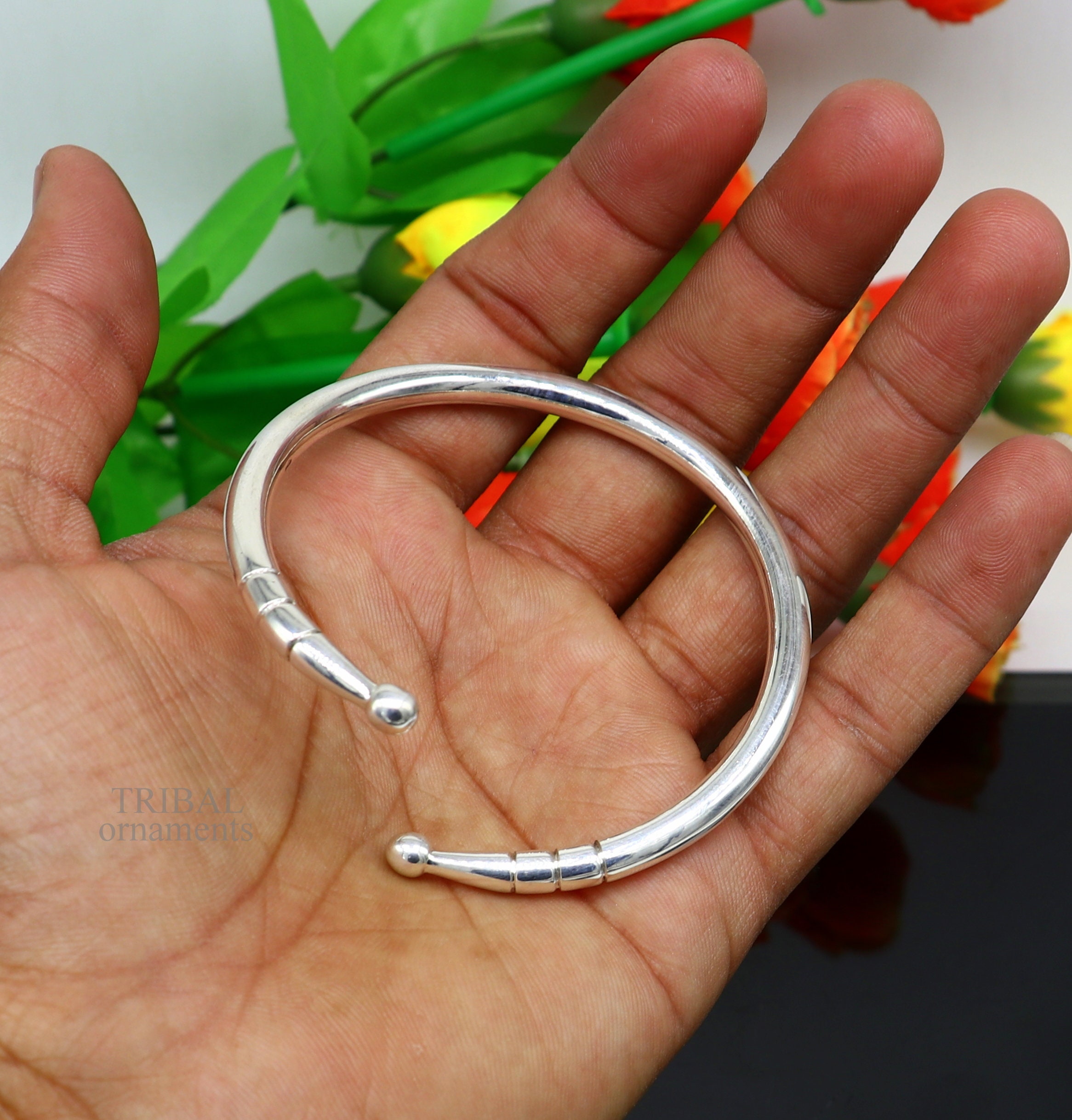 5mm 925 Solid Sterling Silver Handmade Design Plain Shiny 5mm 925 Solid Sterling Silver Handmade Design Plain Shiny