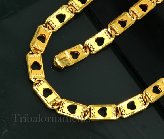 Brass Alloy Rhodium Gold Plated New Fashion Nawabi Design Chain With OM  Open Cuff Bracelet Combo