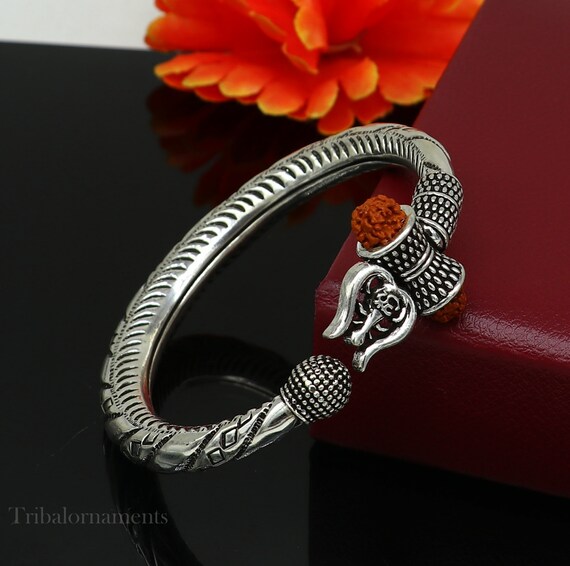 Buy Young & Forever Mothers Day Gifts Brass Brass Shiva Trishul Trident  Flexible Free Size Open Kada Bracelet For Men And Boys Online at Best  Prices in India - JioMart.