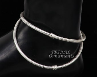 Silver leg clearance kada for ladies