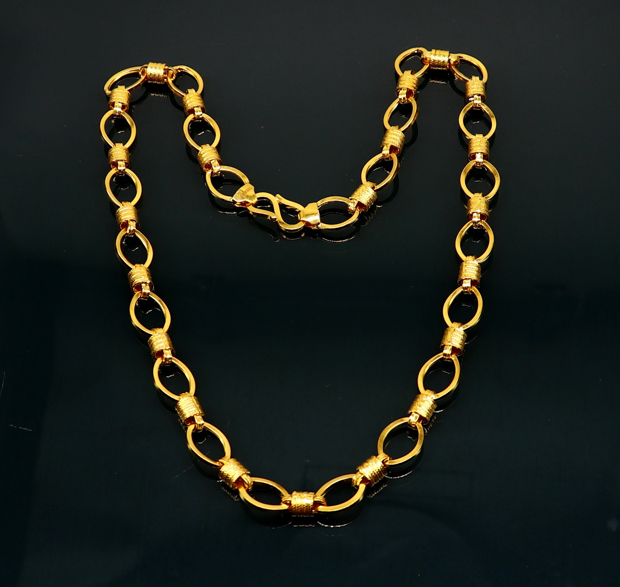 Gorgeous 22kt Yellow Gold Solid Excellent Design Chain -   Mens gold  chain necklace, Mens gold jewelry, Gold chains for men