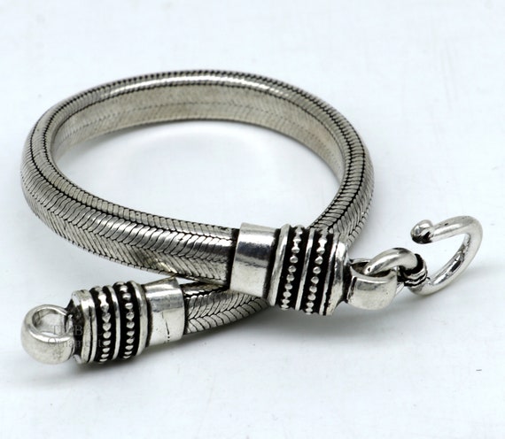 アクセサリー nar 7mm Solid 925 Sterling Silver Handmade Snake Chain Heavy