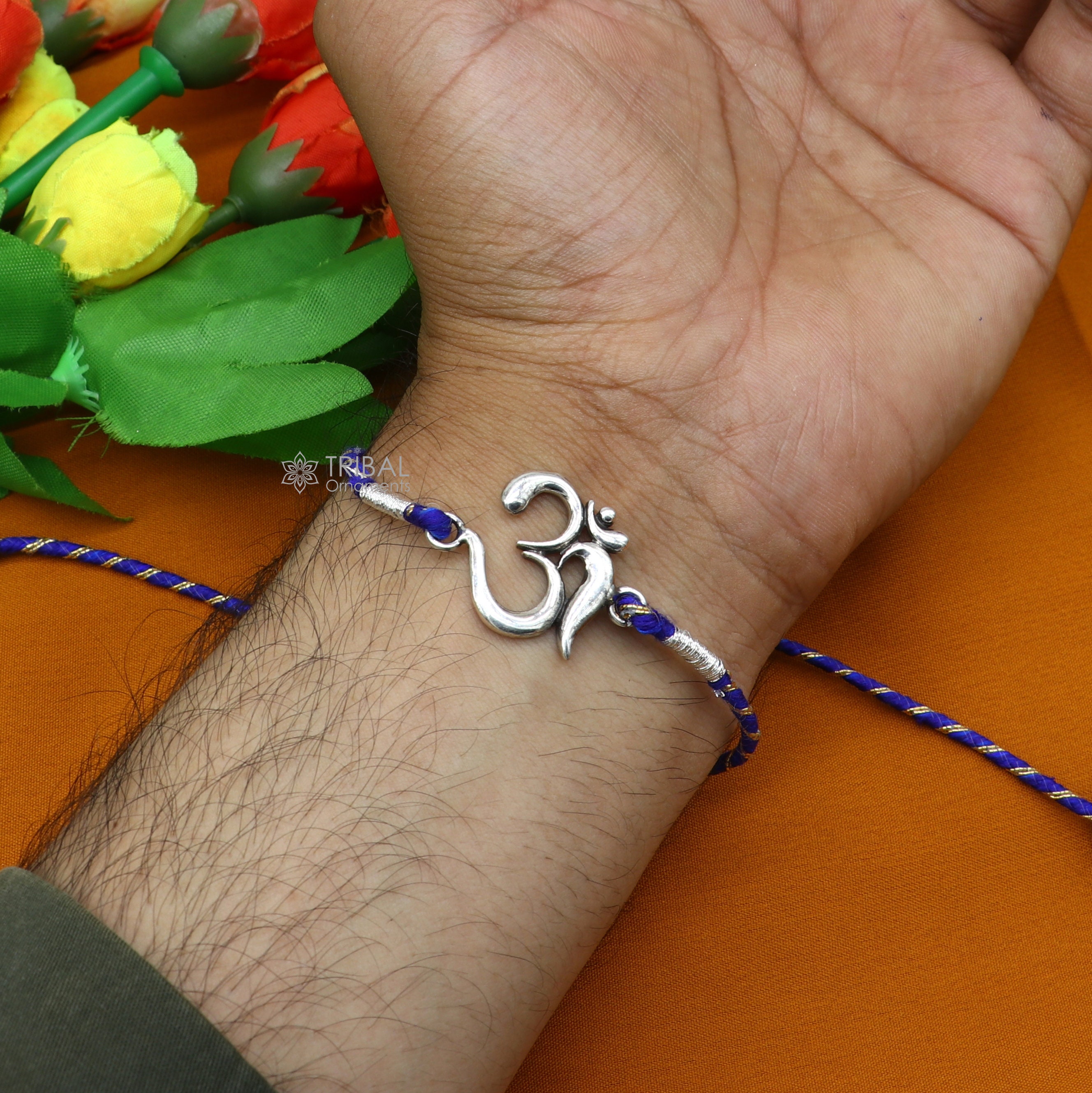 Sterling silver rakhi deals