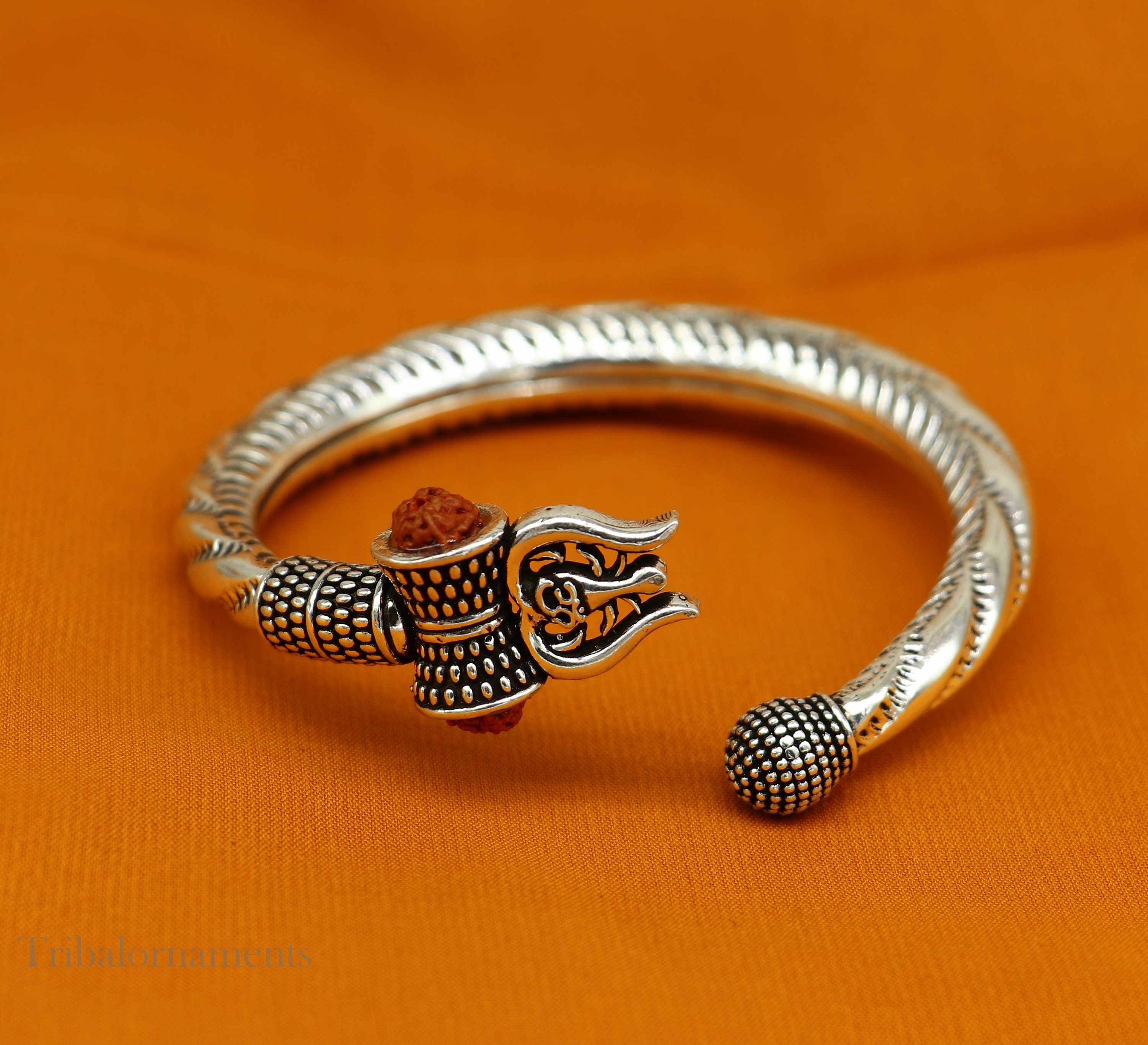 925 Sterling Silver Handmade Lord Shiva Trident Trishul Trishool