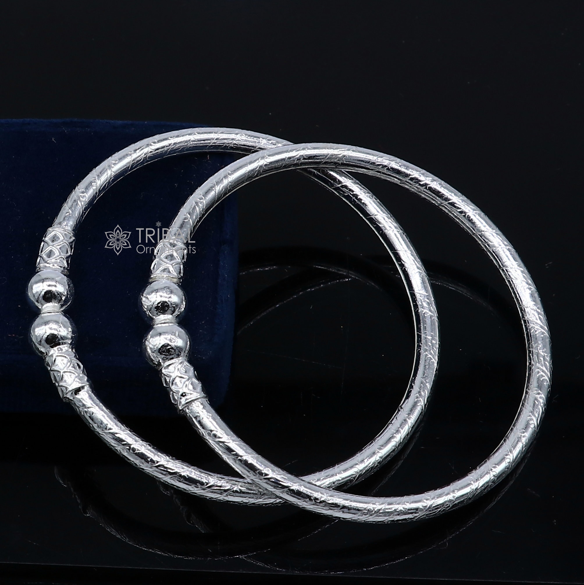 Amazing Design Sterling Silver Bangle Bracelet Kangan Chudi