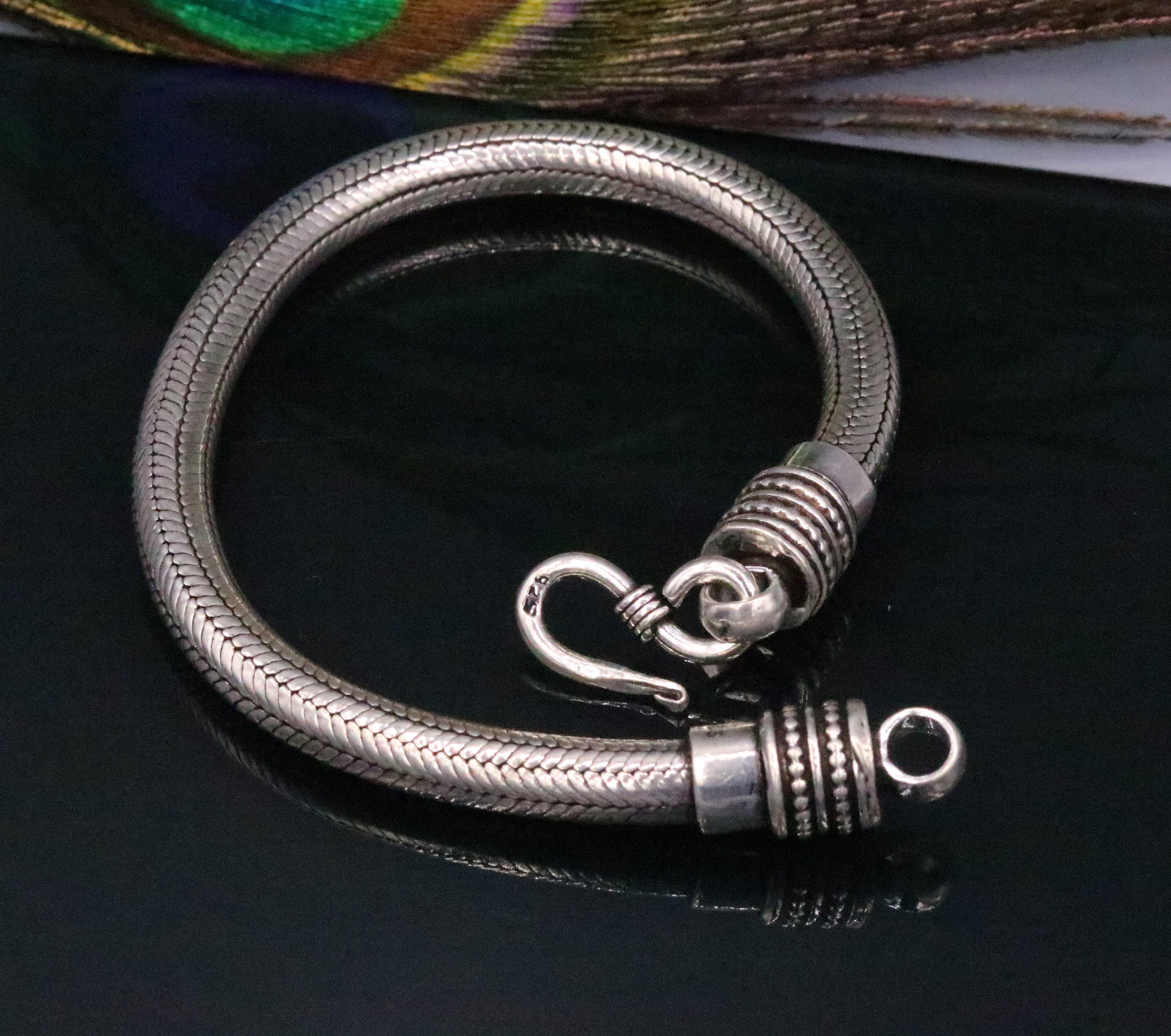 5mm Amazing Customized Vintage Style Snake Chain Handmade 925