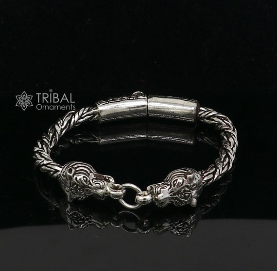 925 Sterling Silver Unique Handmade Chain Solid Bracelet 925 Sterling Silver Unique Handmade Chain Solid Bracelet