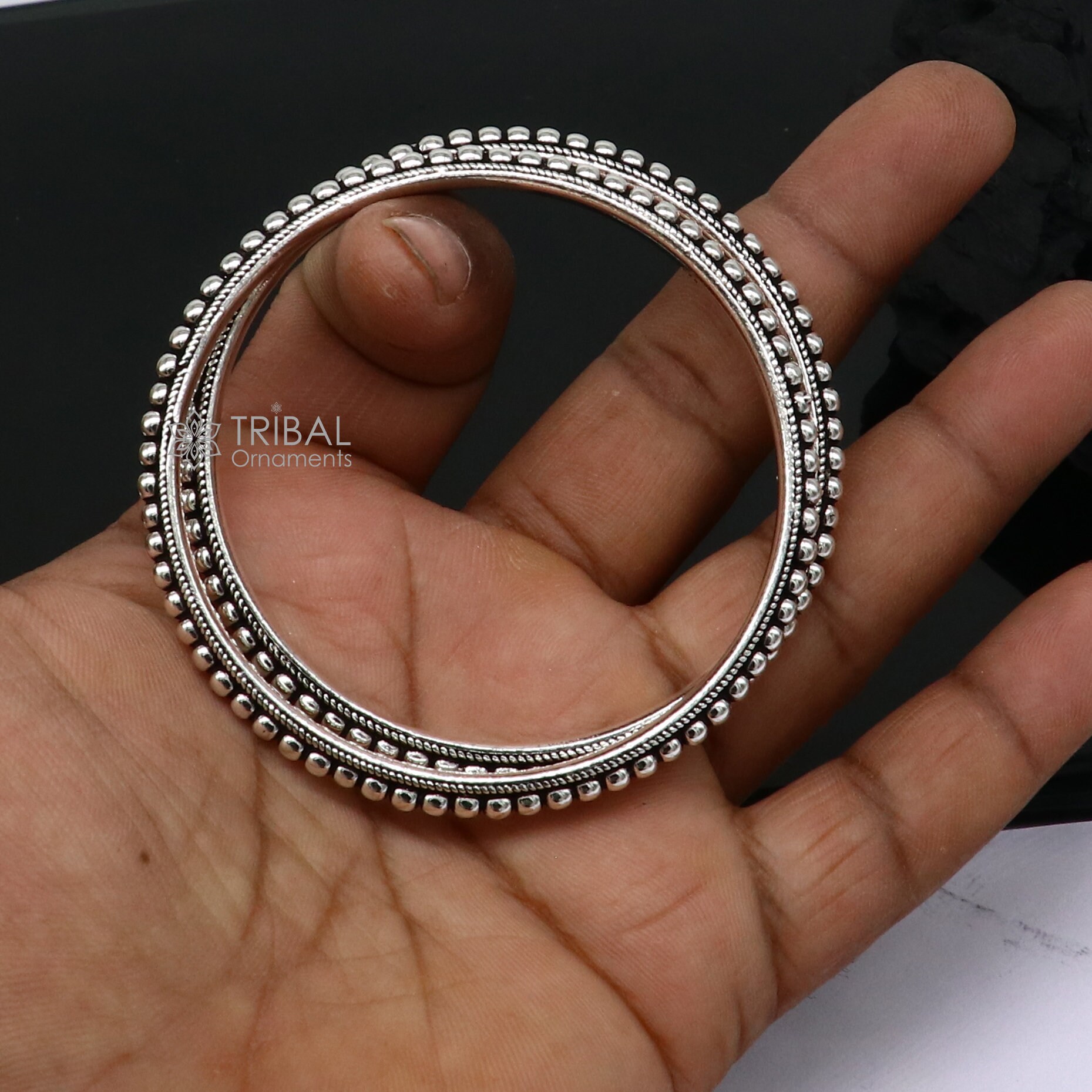 Cultural Trendy 925 Sterling Silver Handmade Gorgeous Bangle Cultural Trendy 925 Sterling Silver Handmade Gorgeous Bangle