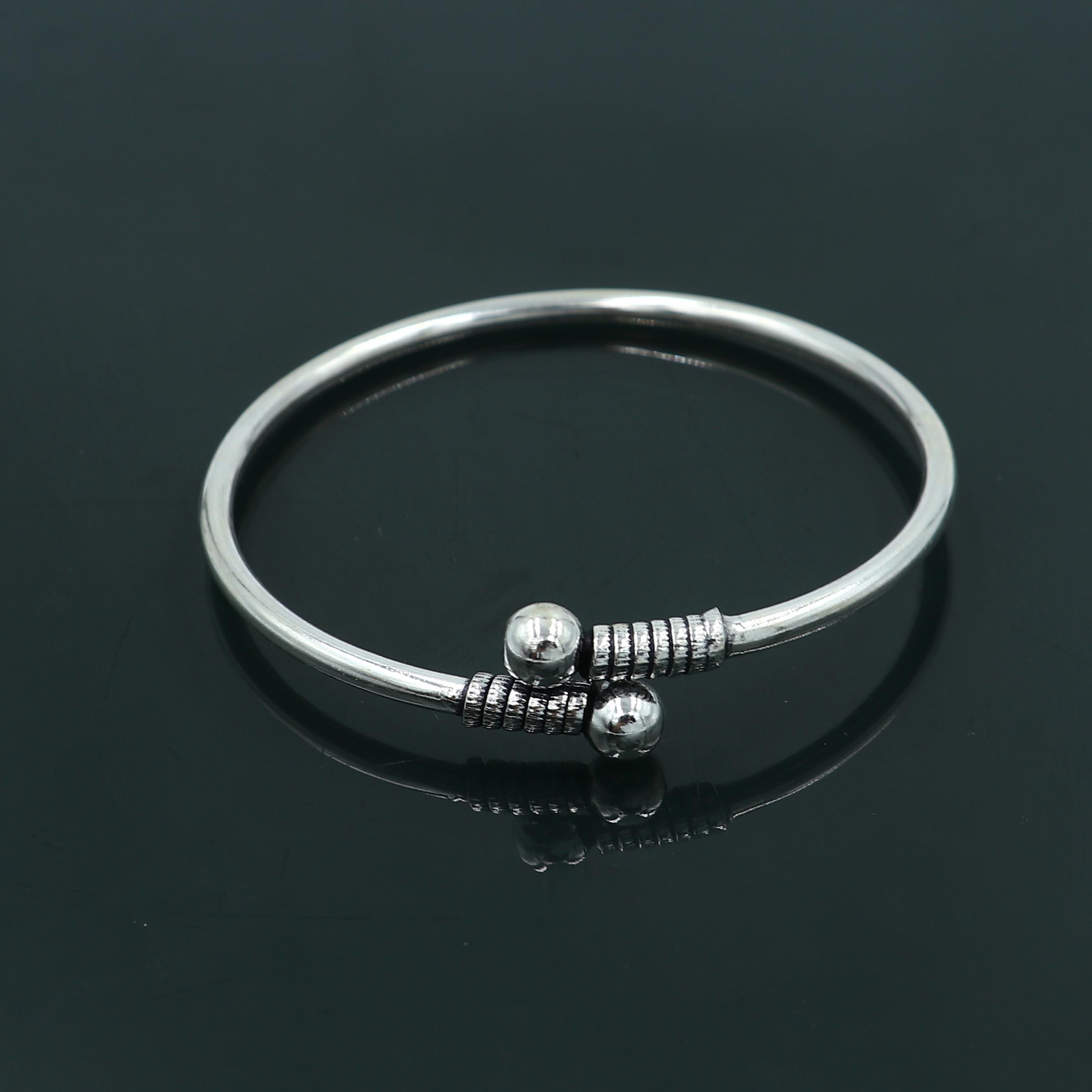 SilverBanglewithHookClasp-