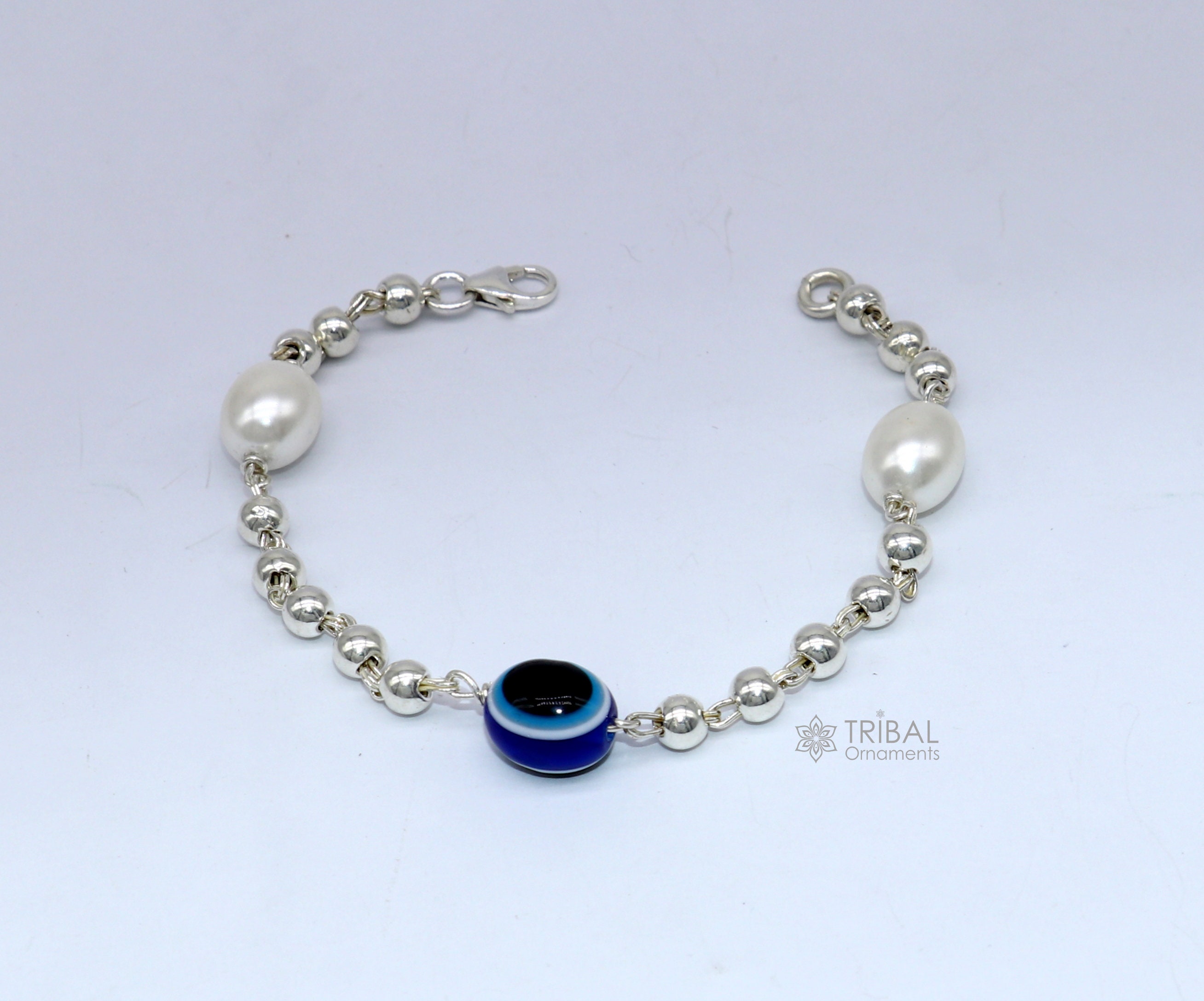 ブレスレット [Sentiments] No.395 Bracelet Silver Tri-chain Silver Bracelet - Etsy