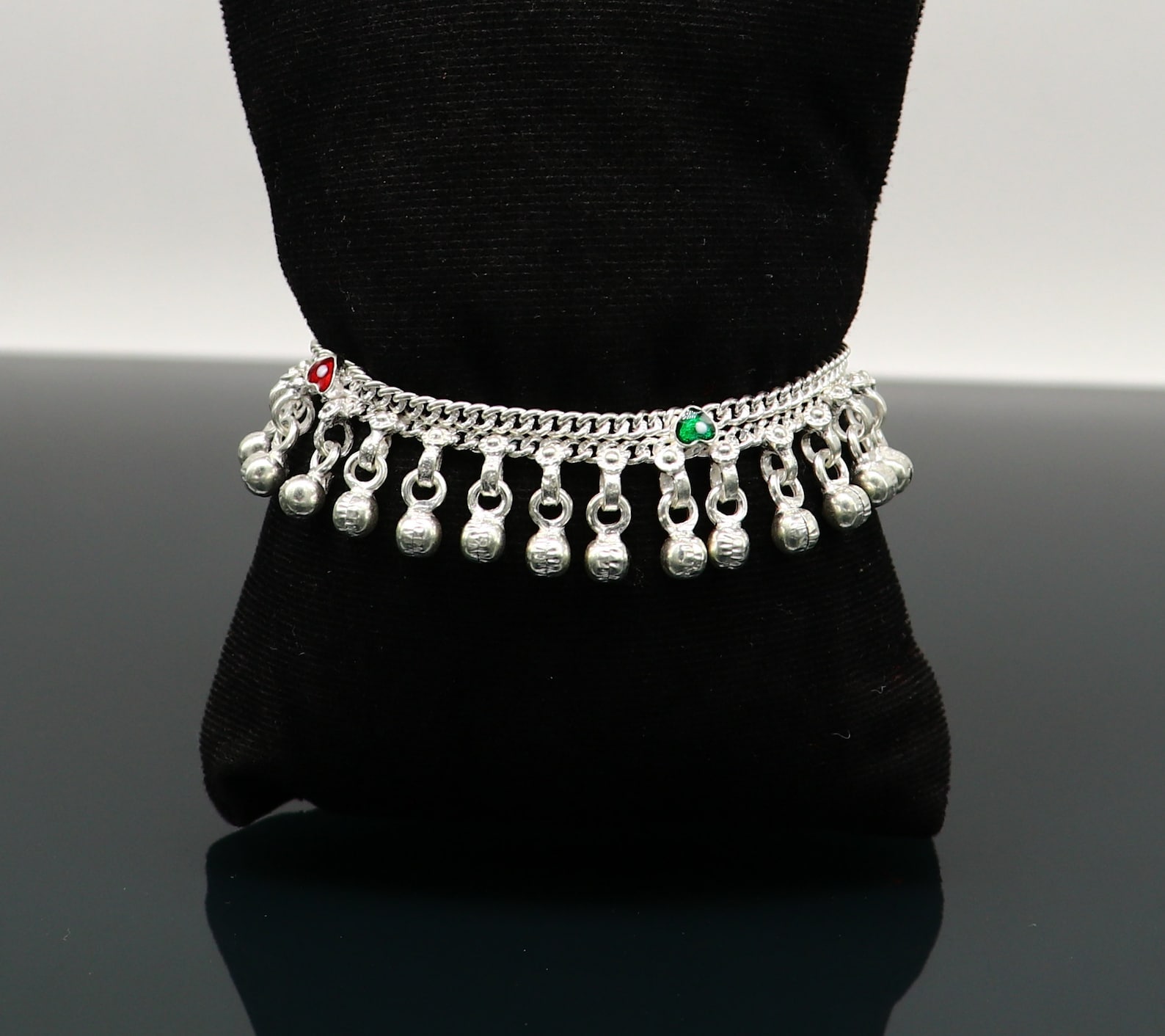 5 Long Sterling Silver Customized Baby Anklets Stunning Etsy UK