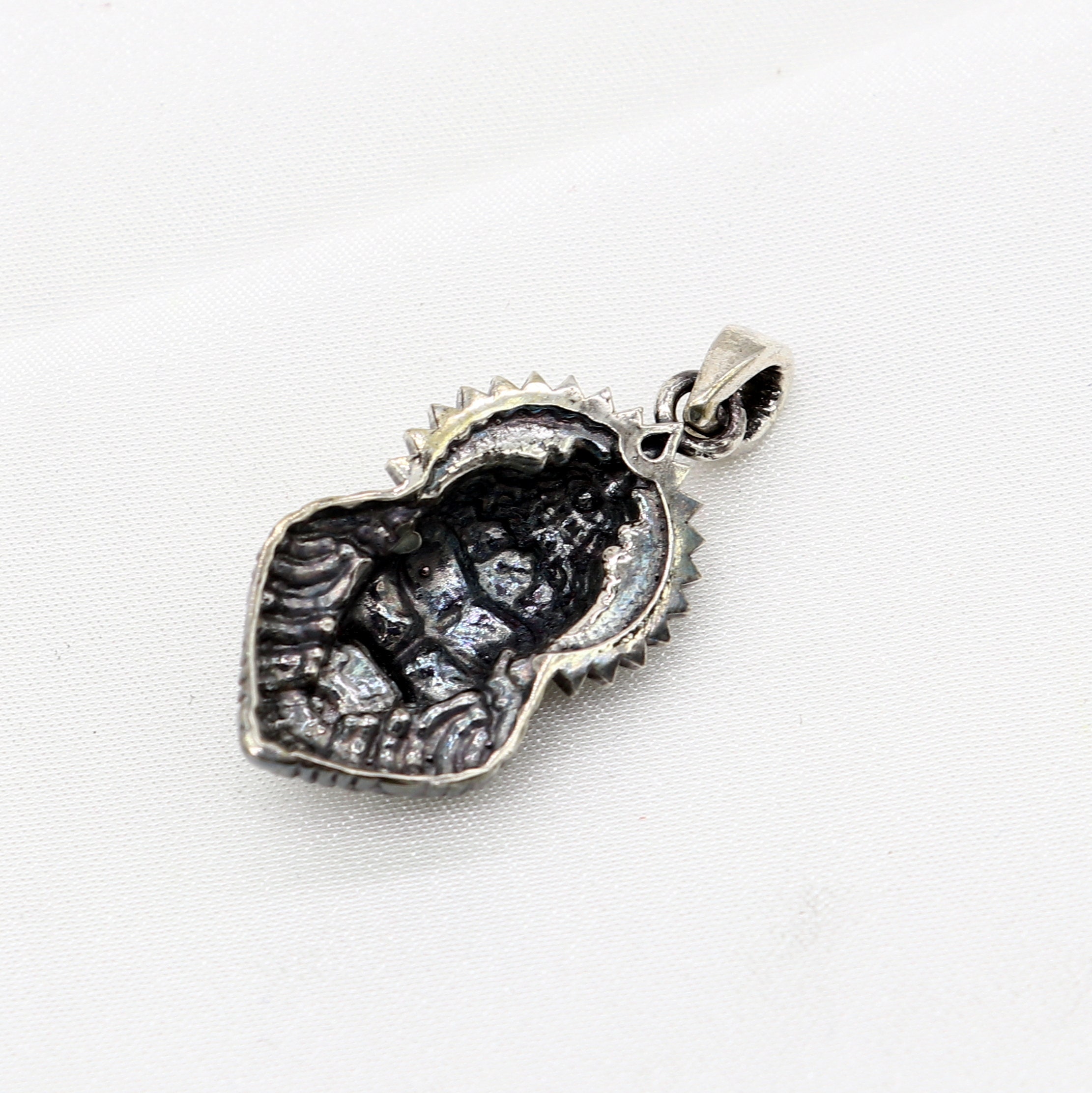 925 Sterling Silver Lord Vishnu Avatar Narsimha Pendant With 925 Sterling Silver Lord Vishnu Avatar Narsimha Pendant With