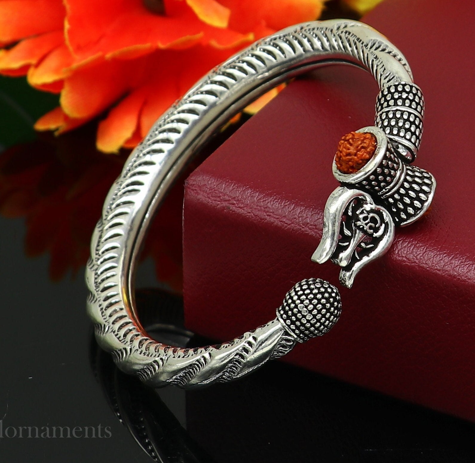 925 Sterling Silver Handmade Lord Shiva Trident Trishul Trishool