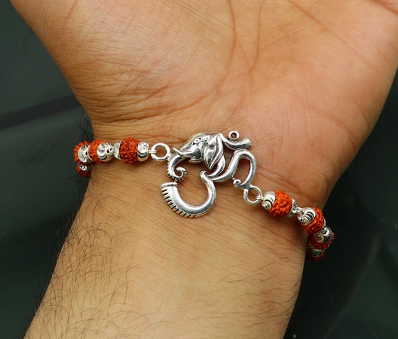 4 Mukhi Rudraksha Bracelet (Silver) – Rudradhyay