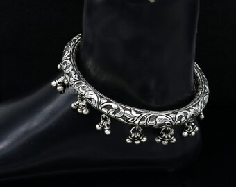 Silver leg kada for best sale ladies