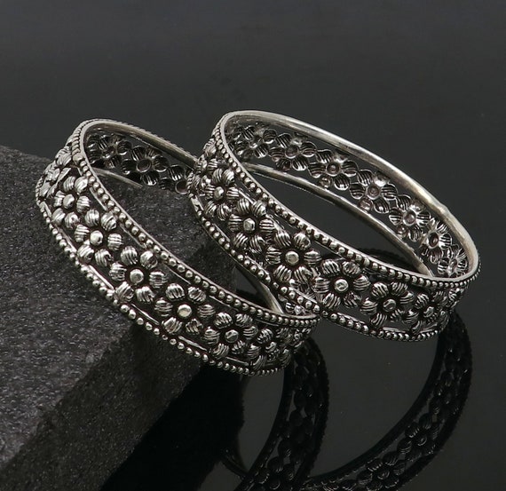 SILVER925 NATIVE DESIGN WIDE BANGLE/シルバー SILVER925 NATIVE DESIGN WIDE BRACELET/シルバー/バングル