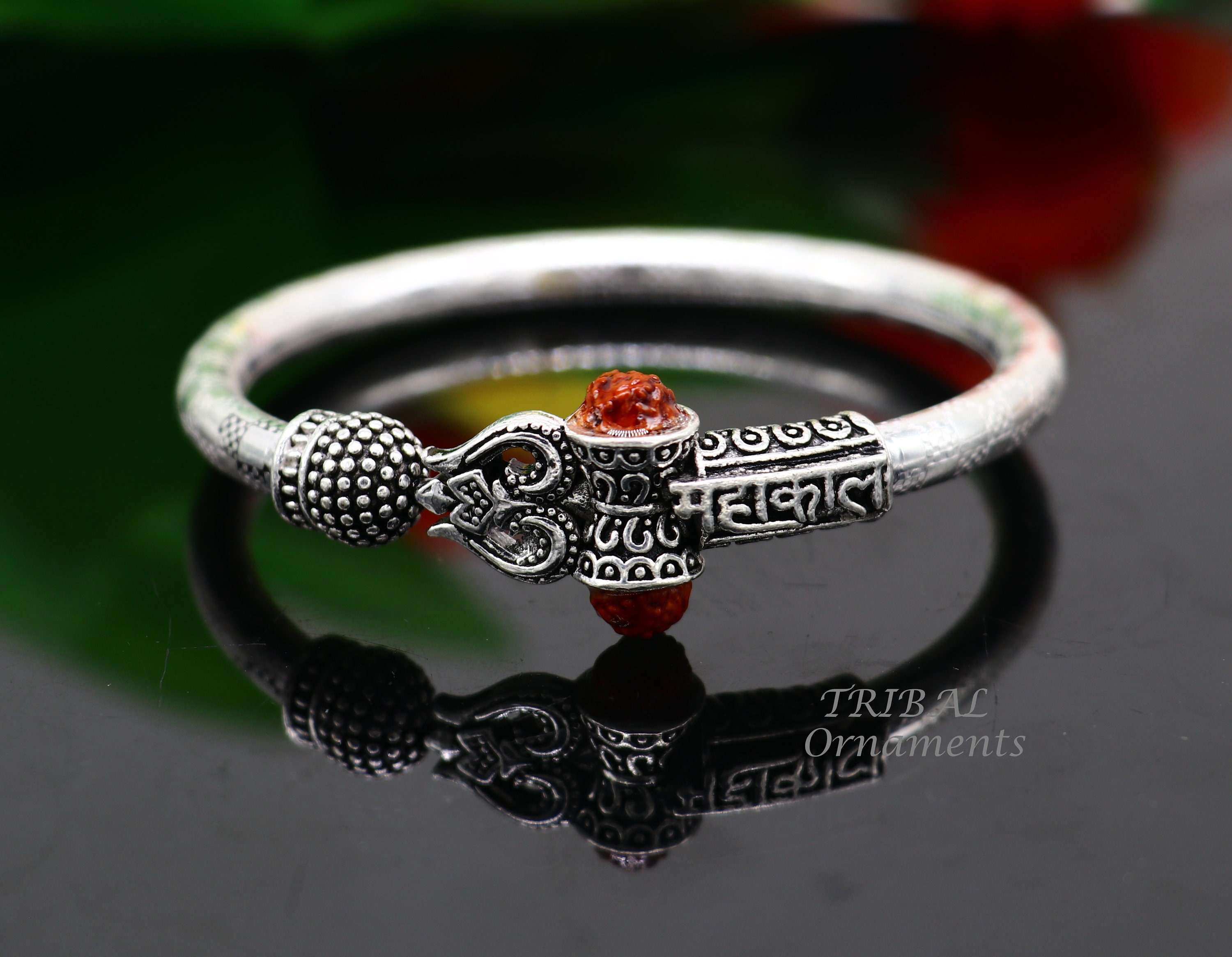Hem Jewels® Silver Rakhi for Brother | Mahadev Trishul | Contemporary  Bracelet