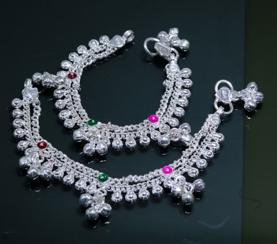 Silver anklet price for baby best sale girl